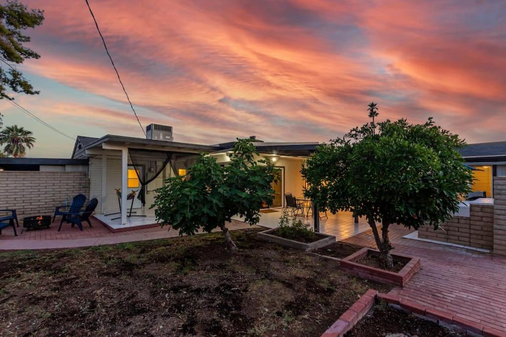 New Midtown Modern Studio With Backyard Phoenix Bagian luar foto
