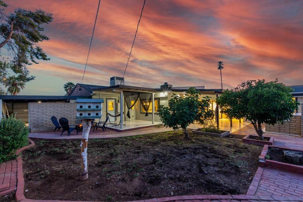 New Midtown Modern Studio With Backyard Phoenix Bagian luar foto